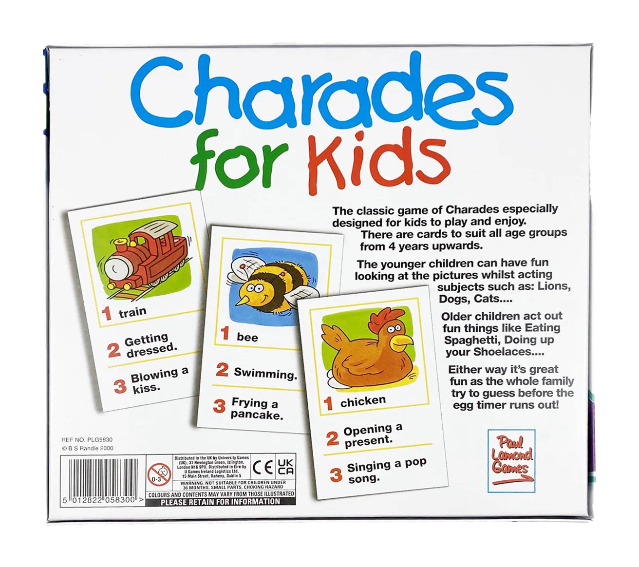 University Games 'Charades For Kids' Acting & Guessing Game