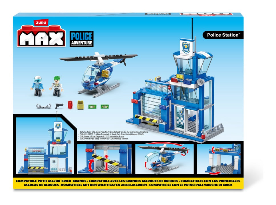 ZURU MAX City Police Station Construction Set