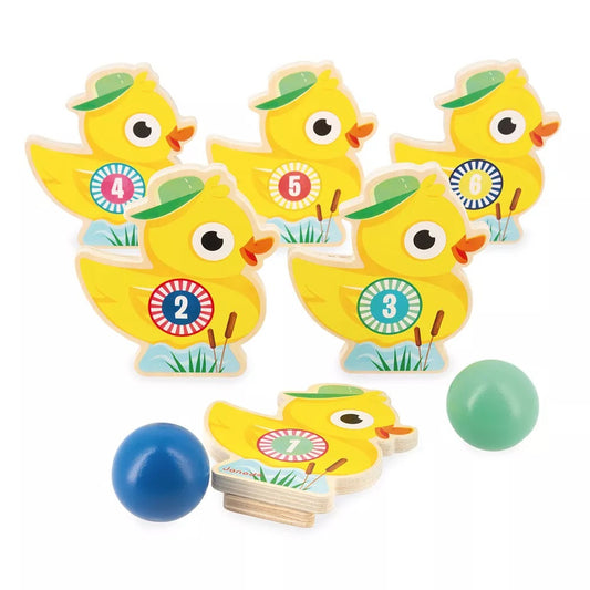 Janod 'Applepop' Wooden Duck Skittles