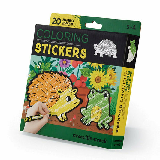 Crocodile Creek 'Backyard Friends' Colouring Stickers
