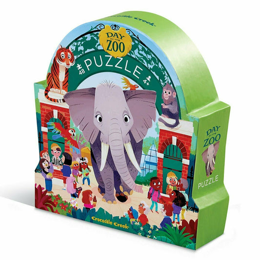 Crocodile Creek 'Day At The Zoo' 48 Piece Jigsaw Puzzle