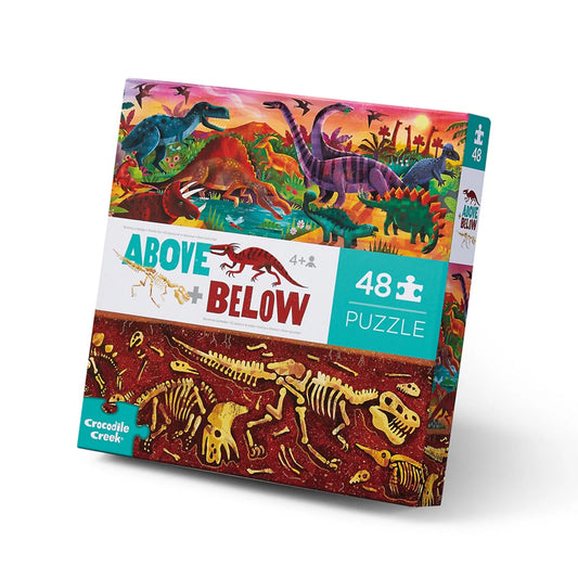 Crocodile Creek 'Above & Below: Dinosaur World' 48 Piece Jigsaw Puzzle