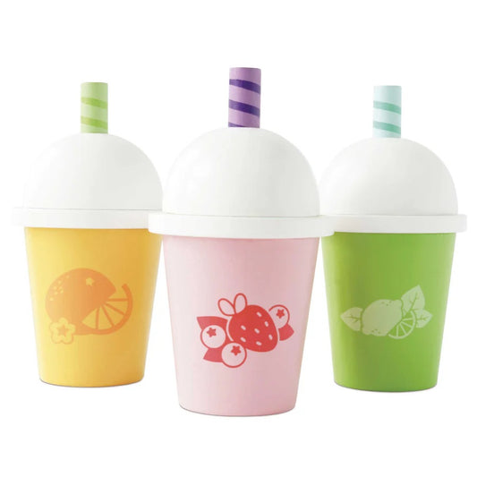 Le Toy Van Wooden Take Away Smoothie Trio