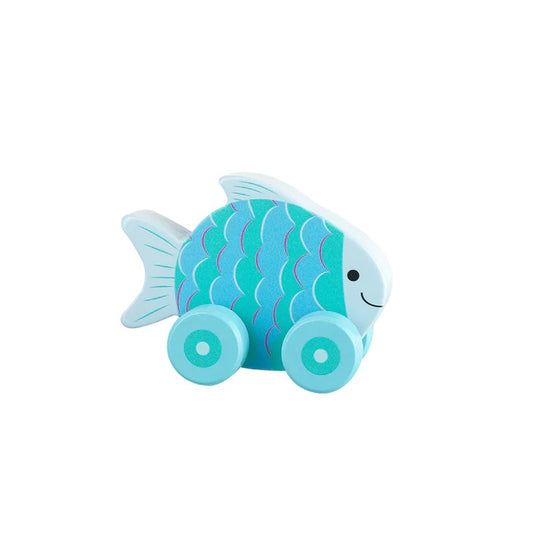 Orange Tree Toys Wooden 'First Push Along' Fish