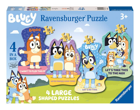 Ravensburger Bluey 4 In A Box Jigsaw Puzzle Set