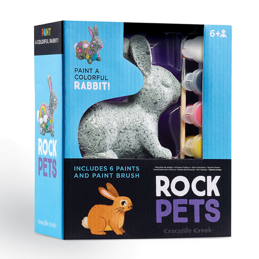 Crocodile Creek 'Rabbit' Rock Pet Painting Set