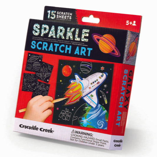 Crocodile Creek 'Space Explorer' Scratch Art