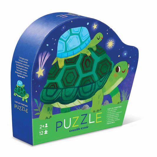 Crocodile Creek 'Turtles Together' Mini 12 Piece Jigsaw Puzzle