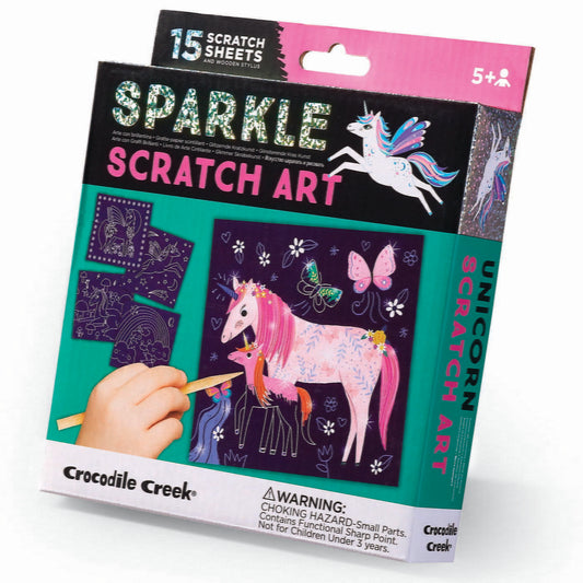 Crocodile Creek 'Unicorn' Scratch Art
